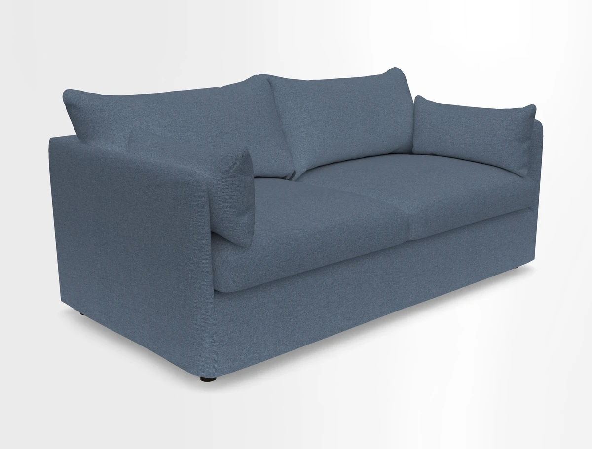 Madehurst 3 Seater Sofa in House Plain Sky. Loose cover option available