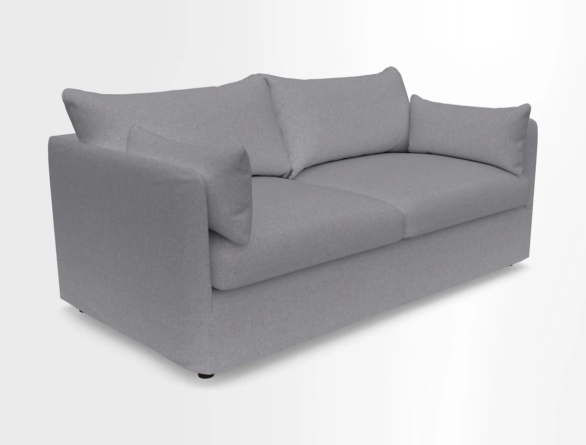 Madehurst 3 Seater Sofa in House Plain Sky. Loose cover option available