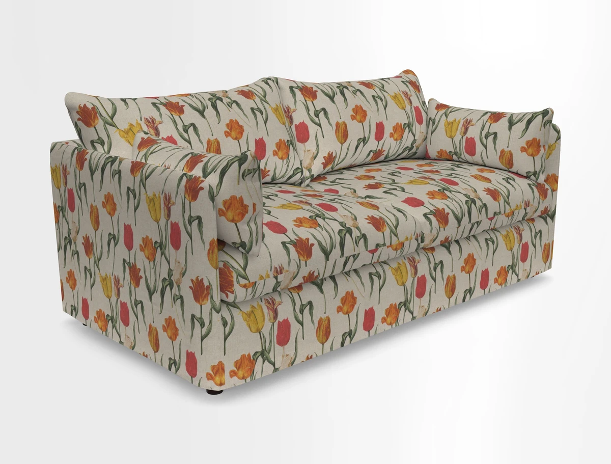Madehurst 3 Seater Sofa in House Plain Sky. Loose cover option available