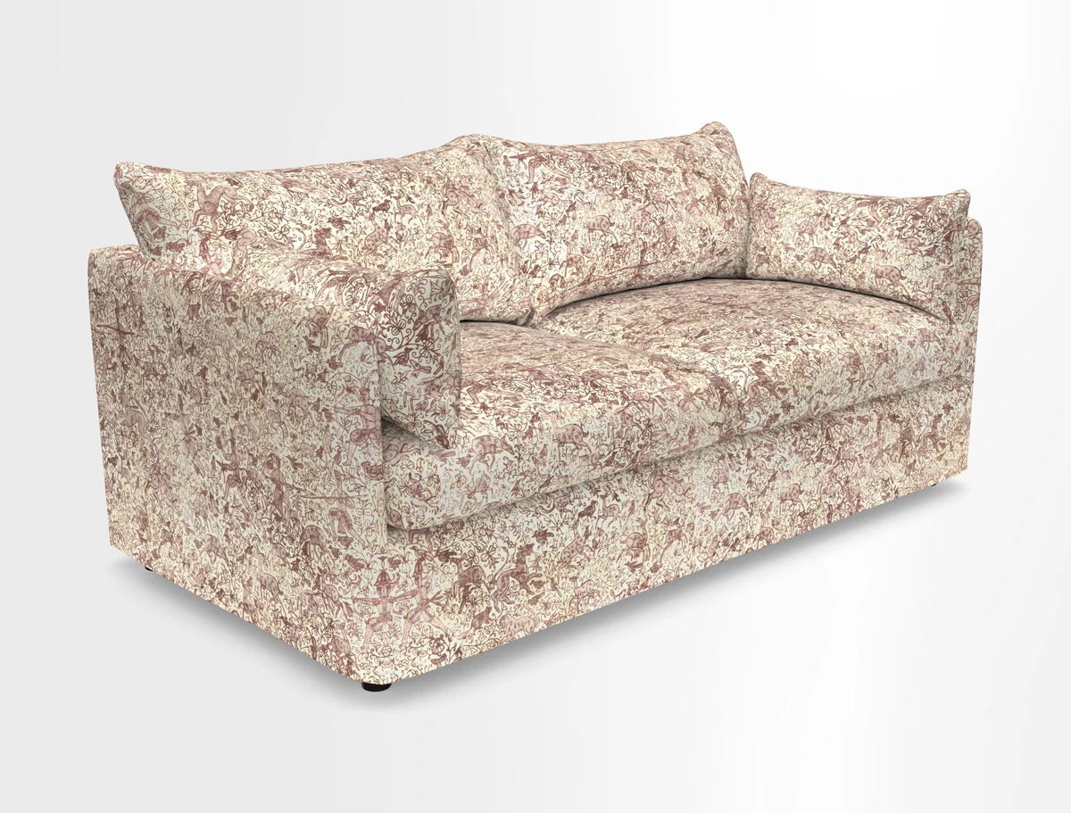 Madehurst 3 Seater Sofa in House Plain Sky. Loose cover option available