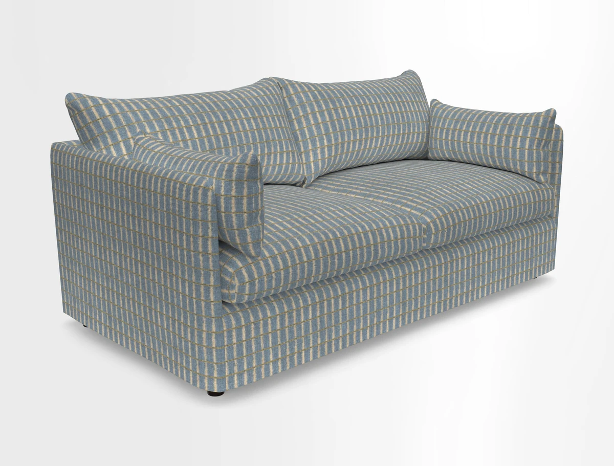Madehurst 3 Seater Sofa in House Plain Sky. Loose cover option available