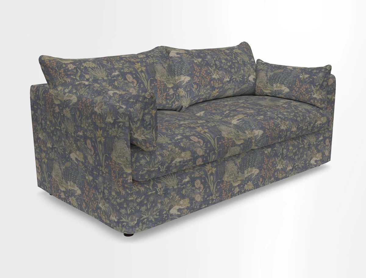 Madehurst 3 Seater Sofa in House Plain Sky. Loose cover option available