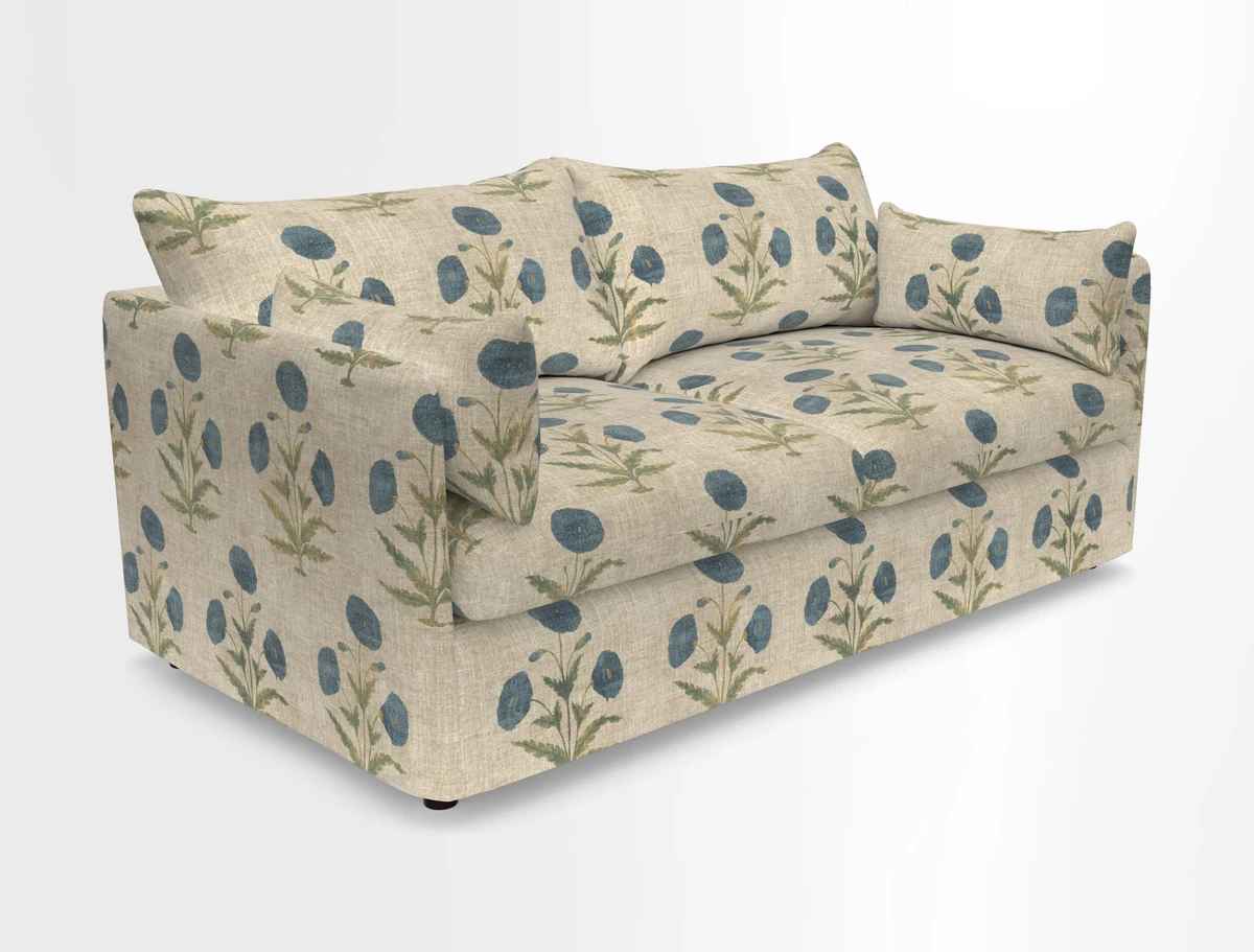 Madehurst 3 Seater Sofa in House Plain Sky. Loose cover option available