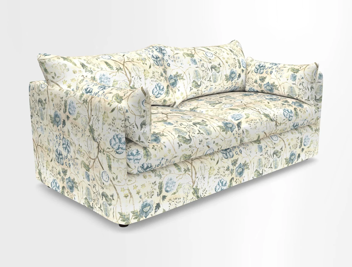Madehurst 3 Seater Sofa in House Plain Sky. Loose cover option available