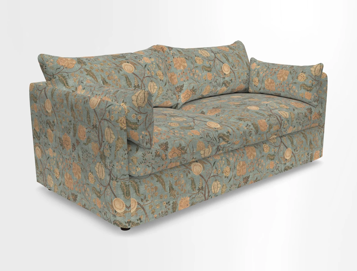 Madehurst 3 Seater Sofa in House Plain Sky. Loose cover option available