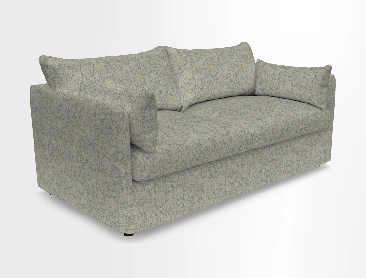 Madehurst 3 Seater Sofa in House Plain Sky. Loose cover option available