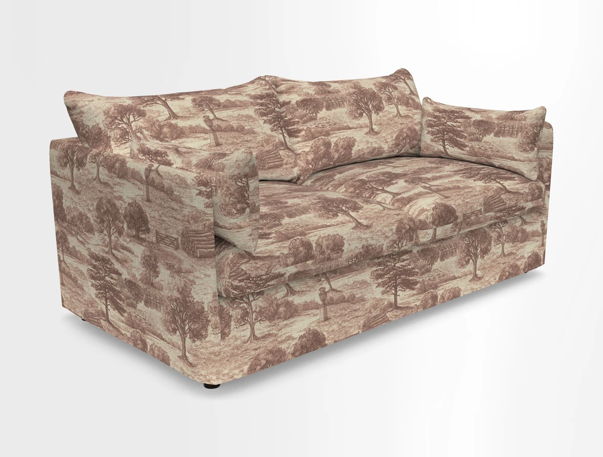 Madehurst 3 Seater Sofa in House Plain Sky. Loose cover option available