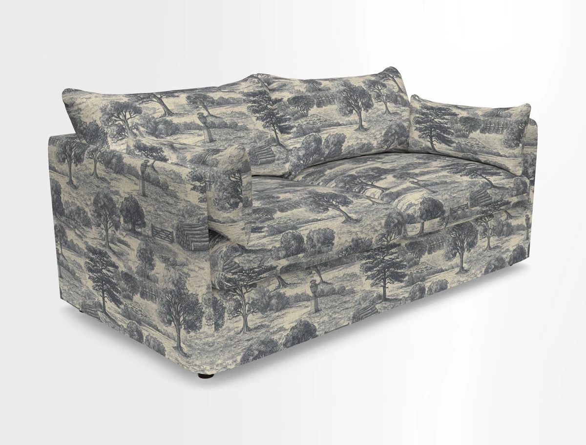 Madehurst 3 Seater Sofa in House Plain Sky. Loose cover option available