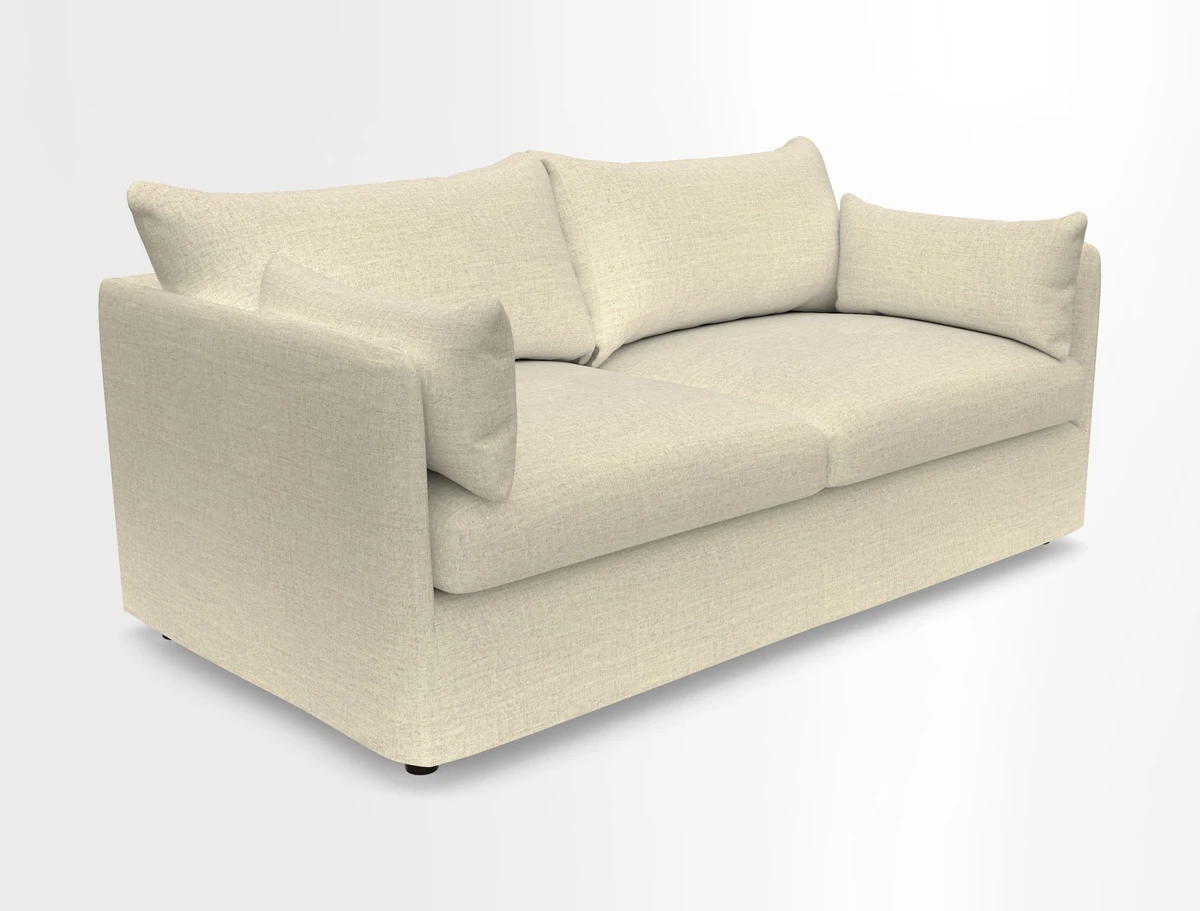 Madehurst 3 Seater Sofa in House Plain Sky. Loose cover option available
