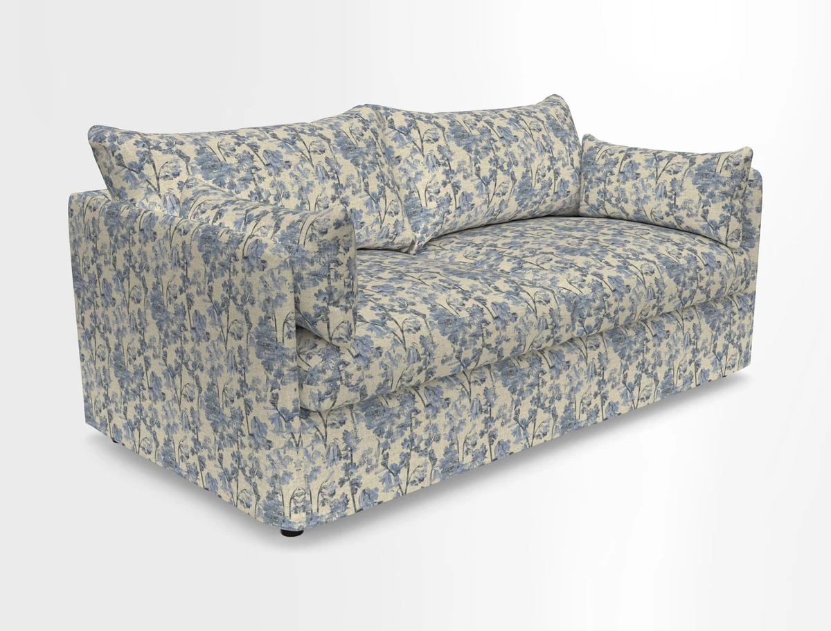 Madehurst 3 Seater Sofa in House Plain Sky. Loose cover option available