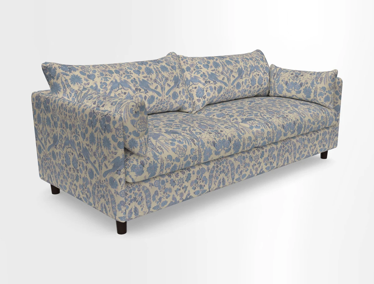 Madehurst 4 Seater Sofa in House Plain Sky. Loose cover option available