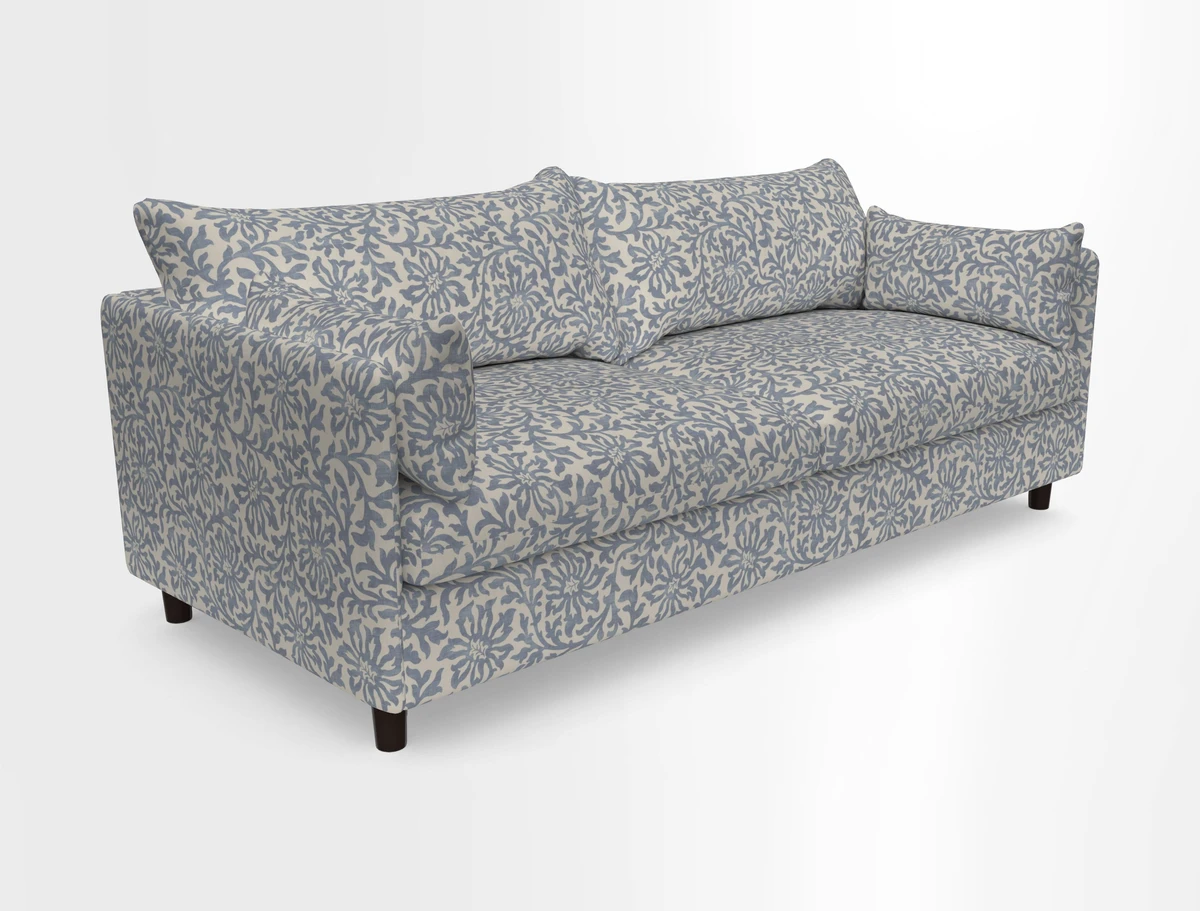 Madehurst 4 Seater Sofa in House Plain Sky. Loose cover option available