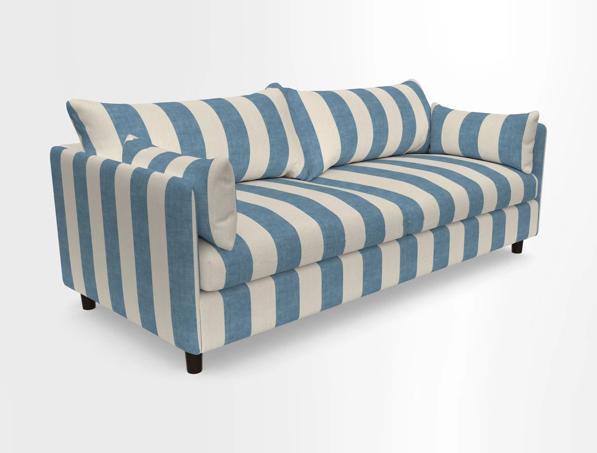 Madehurst 4 Seater Sofa in House Plain Sky. Loose cover option available