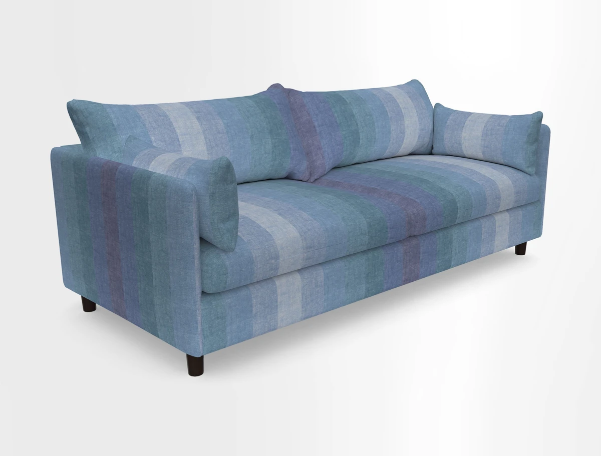 Madehurst 4 Seater Sofa in House Plain Sky. Loose cover option available