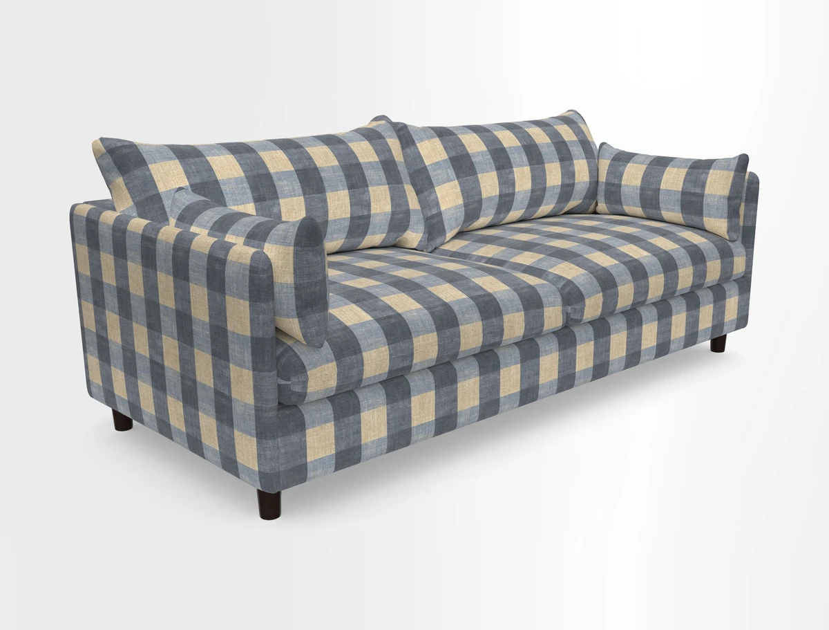 Madehurst 4 Seater Sofa in House Plain Sky. Loose cover option available
