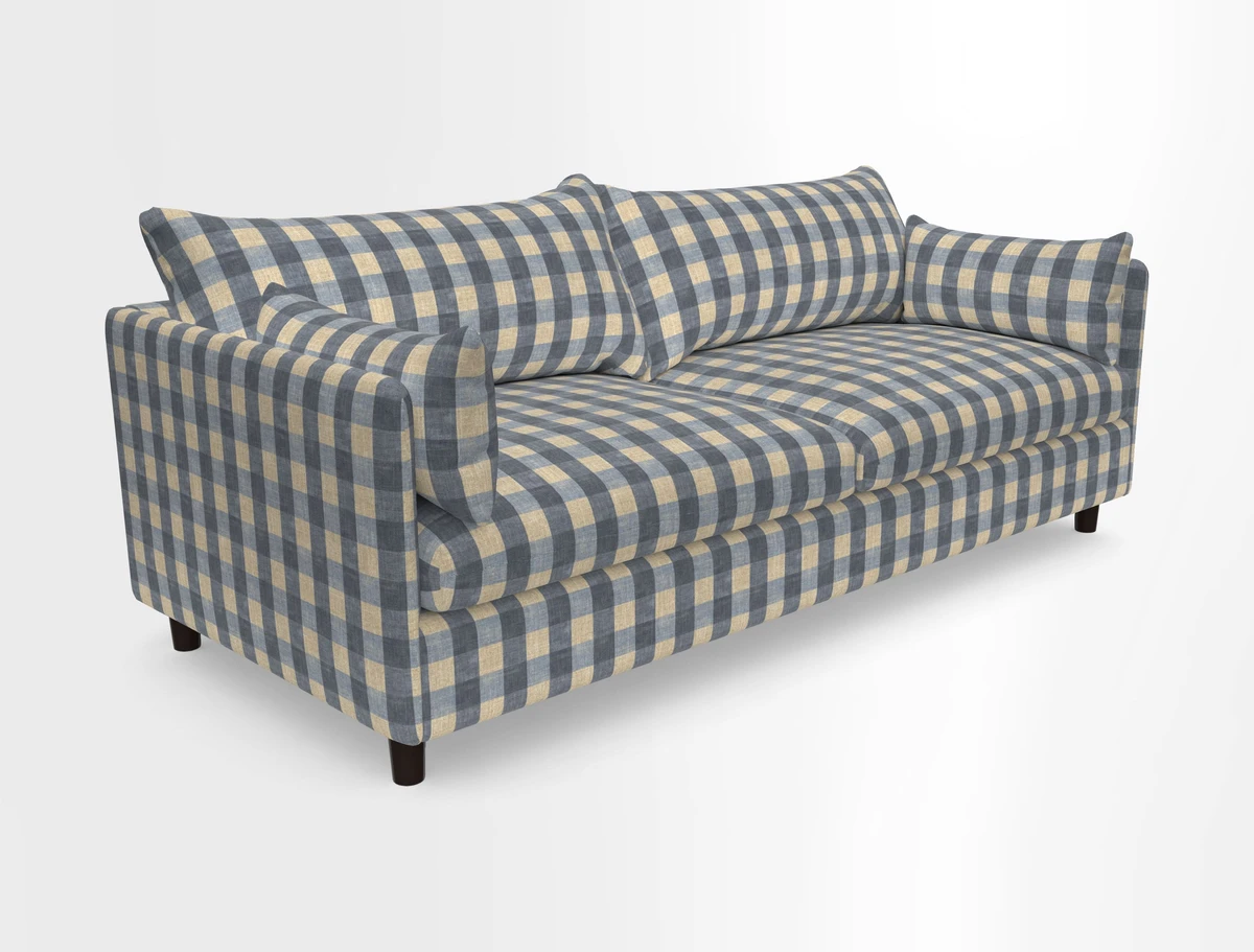 Madehurst 4 Seater Sofa in House Plain Sky. Loose cover option available