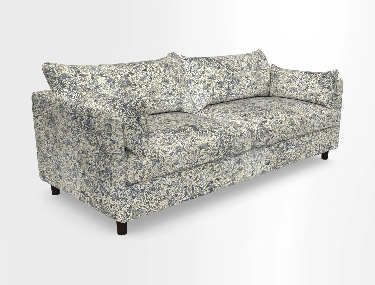 Madehurst 4 Seater Sofa in House Plain Sky. Loose cover option available