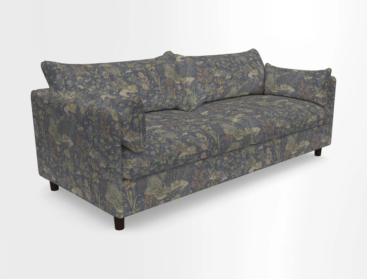 Madehurst 4 Seater Sofa in House Plain Sky. Loose cover option available