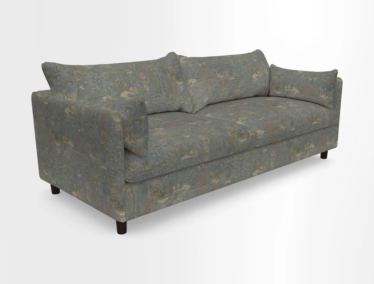 Madehurst 4 Seater Sofa in House Plain Sky. Loose cover option available
