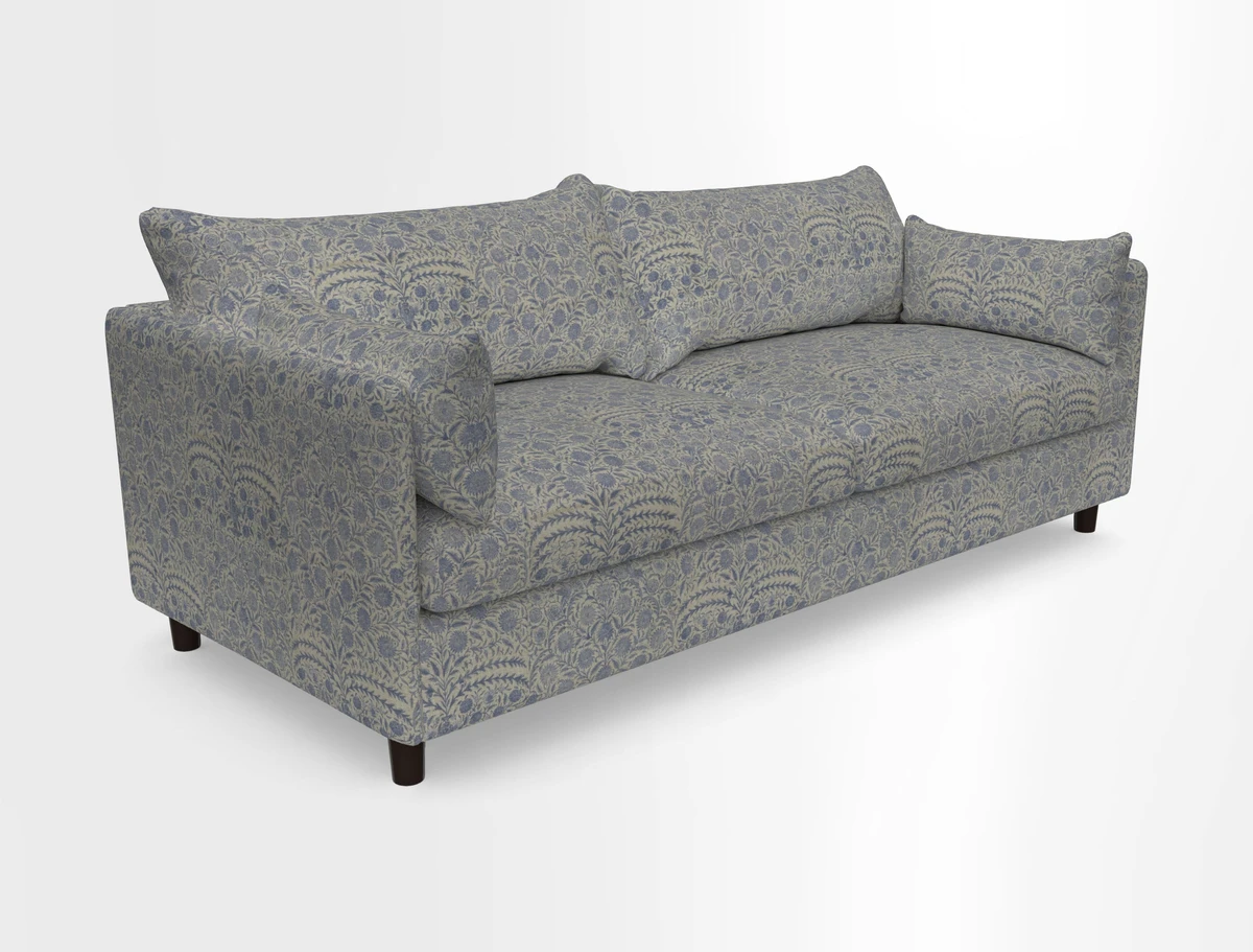 Madehurst 4 Seater Sofa in House Plain Sky. Loose cover option available