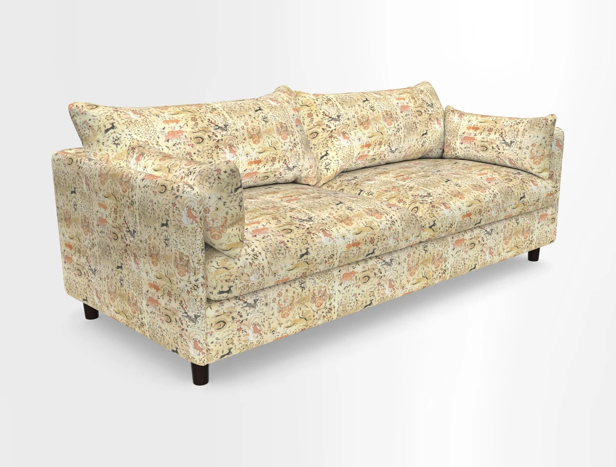 Madehurst 4 Seater Sofa in House Plain Sky. Loose cover option available