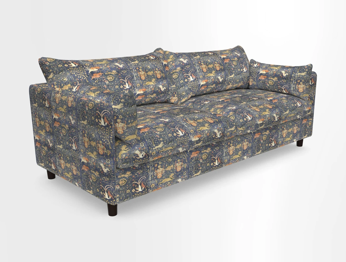 Madehurst 4 Seater Sofa in House Plain Sky. Loose cover option available
