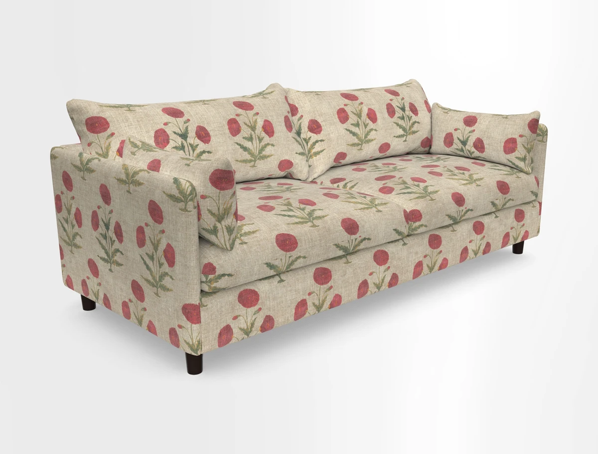 Madehurst 4 Seater Sofa in House Plain Sky. Loose cover option available