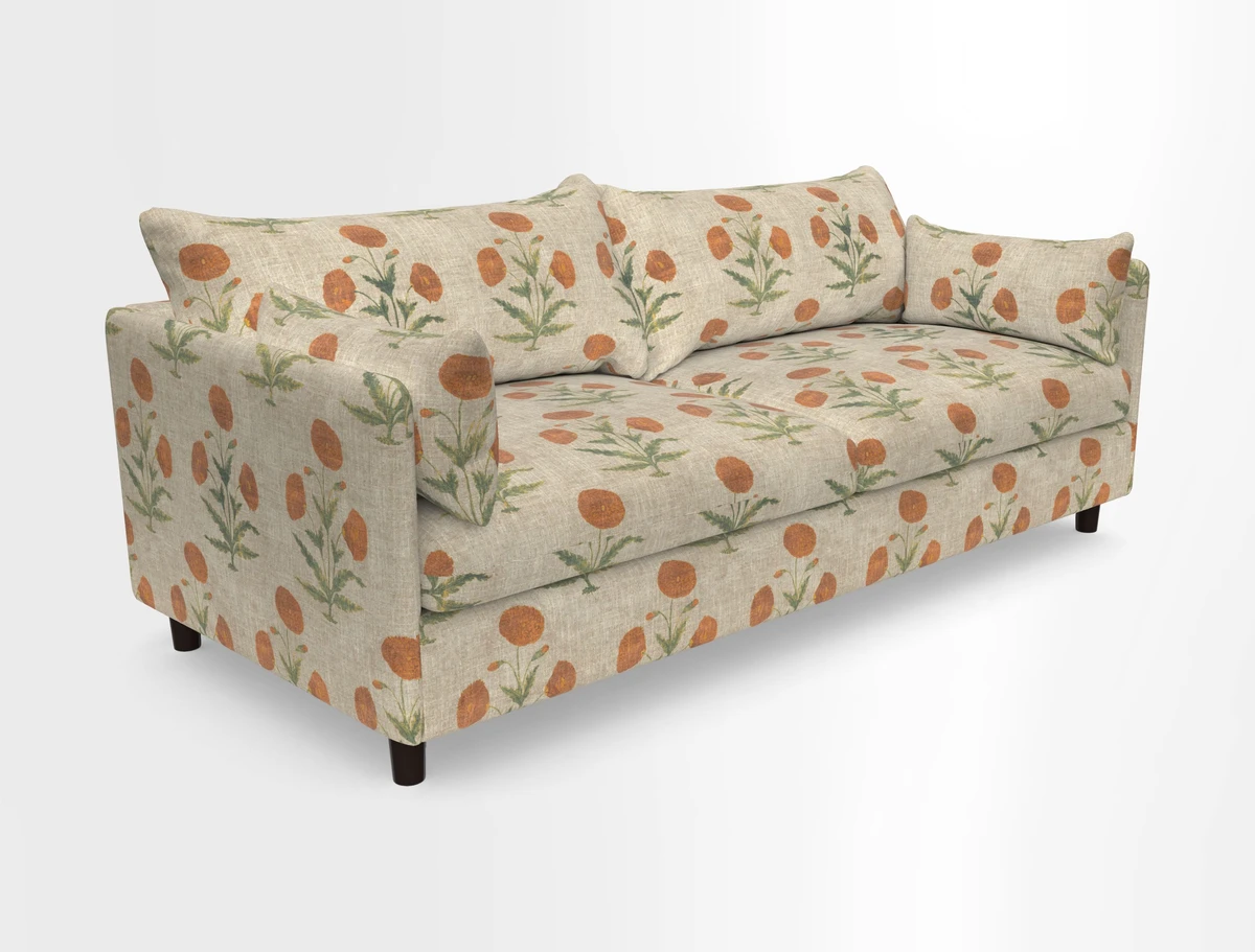 Madehurst 4 Seater Sofa in House Plain Sky. Loose cover option available