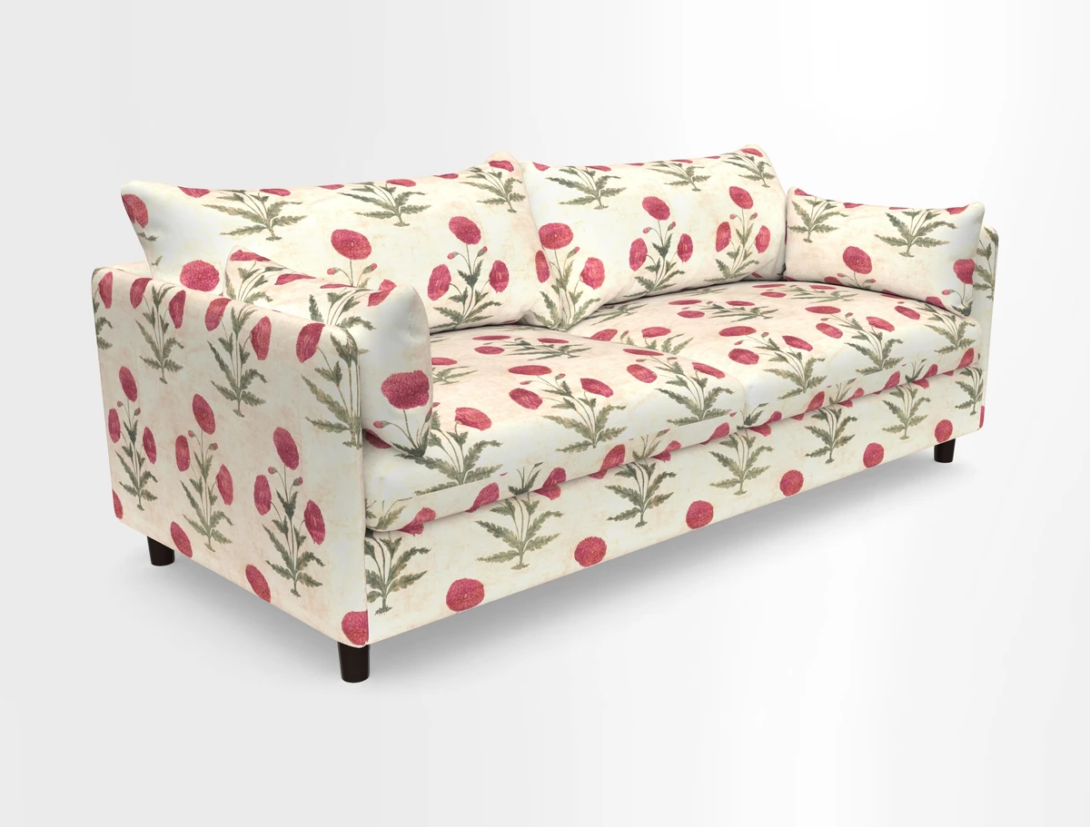 Madehurst 4 Seater Sofa in House Plain Sky. Loose cover option available