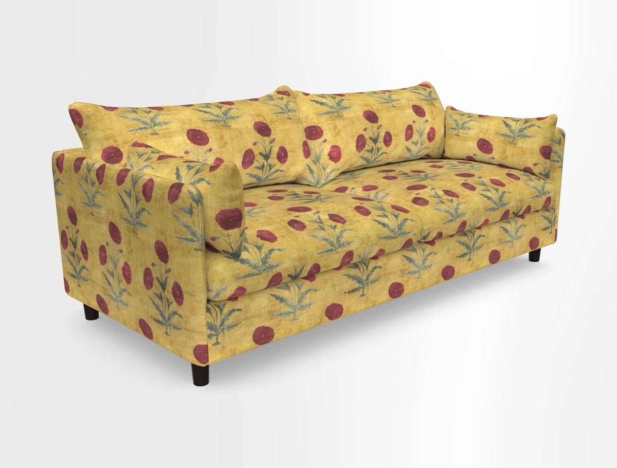 Madehurst 4 Seater Sofa in House Plain Sky. Loose cover option available