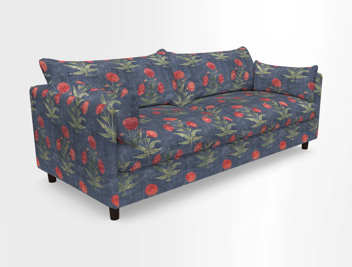 Madehurst 4 Seater Sofa in House Plain Sky. Loose cover option available