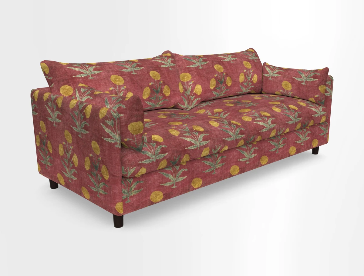 Madehurst 4 Seater Sofa in House Plain Sky. Loose cover option available