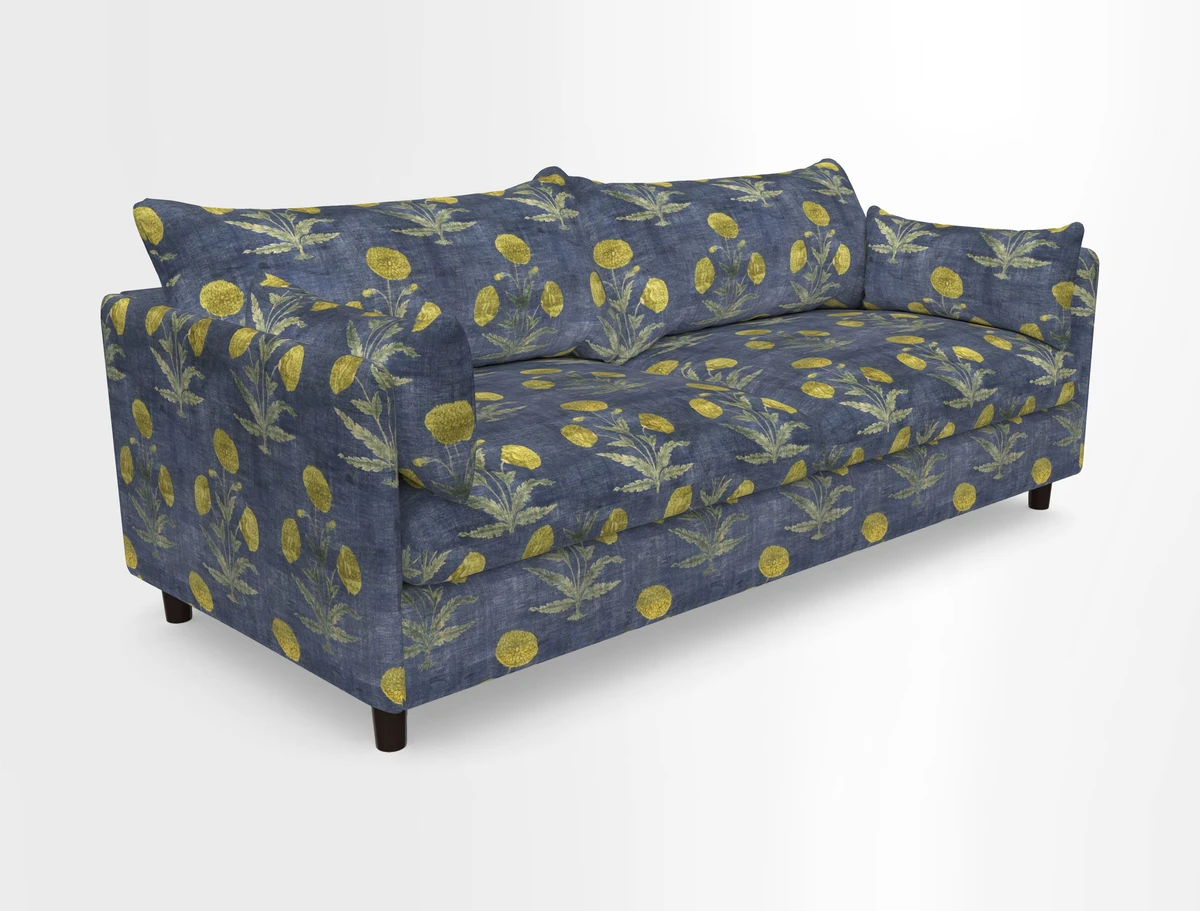 Madehurst 4 Seater Sofa in House Plain Sky. Loose cover option available
