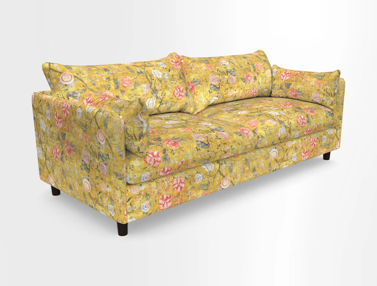Madehurst 4 Seater Sofa in House Plain Sky. Loose cover option available
