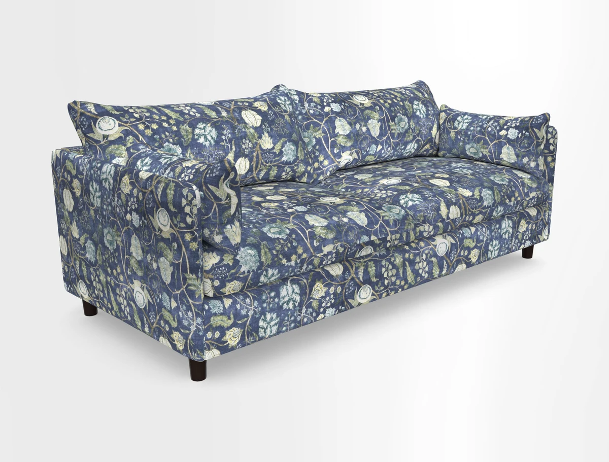 Madehurst 4 Seater Sofa in House Plain Sky. Loose cover option available