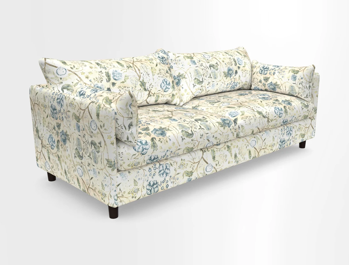 Madehurst 4 Seater Sofa in House Plain Sky. Loose cover option available