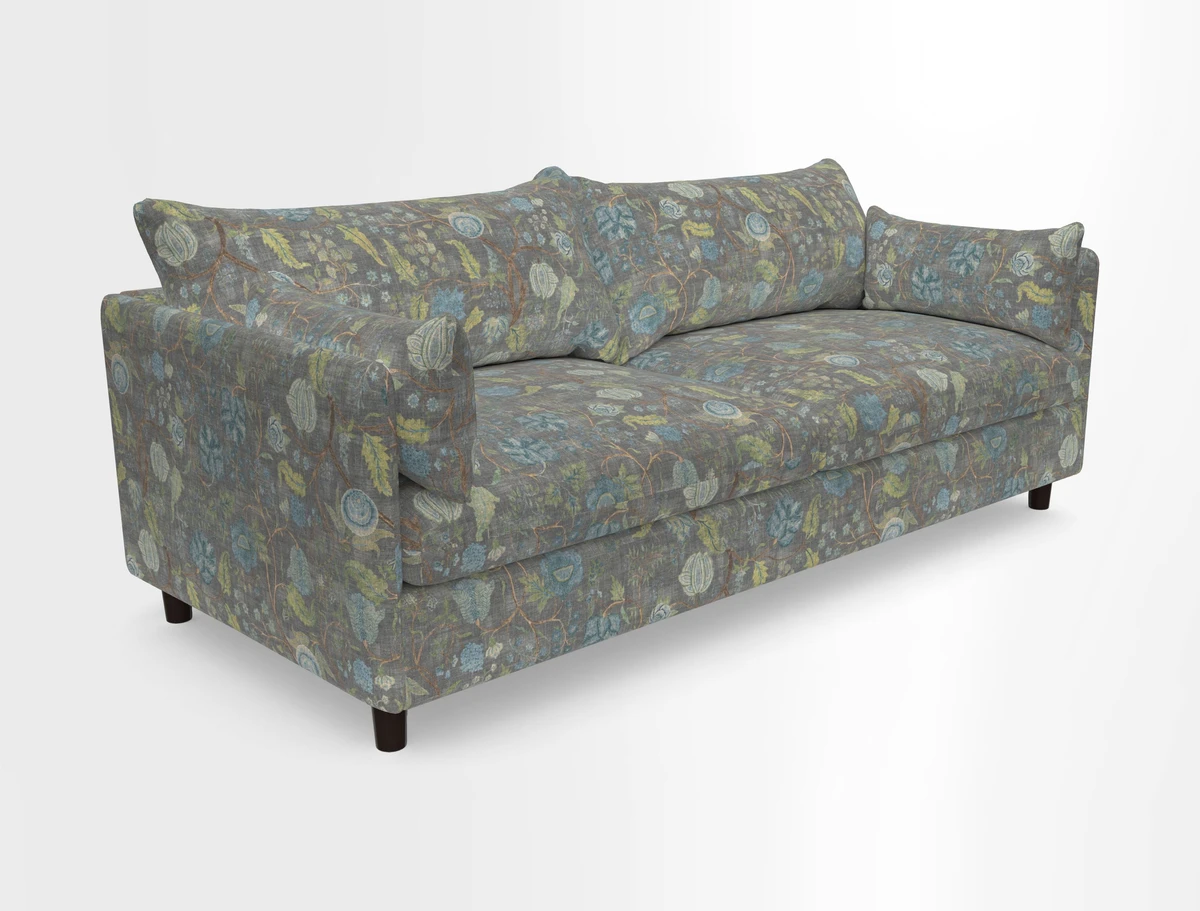Madehurst 4 Seater Sofa in House Plain Sky. Loose cover option available