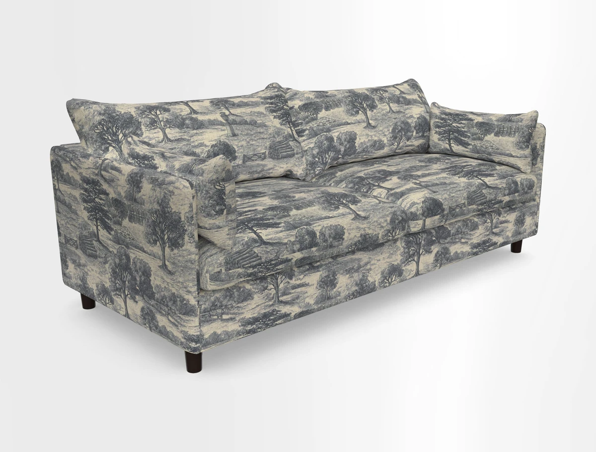 Madehurst 4 Seater Sofa in House Plain Sky. Loose cover option available