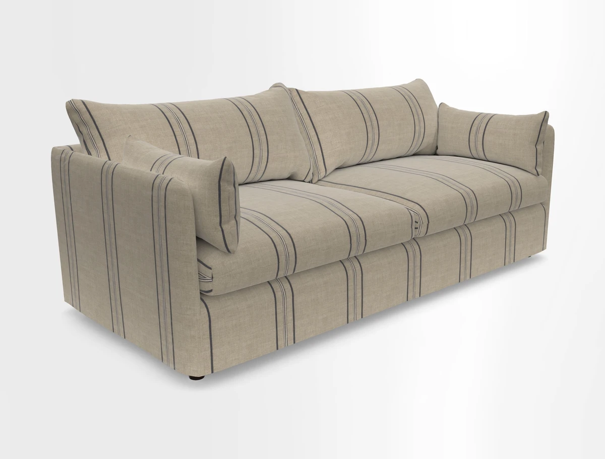 Madehurst 4 Seater Sofa in House Plain Sky. Loose cover option available