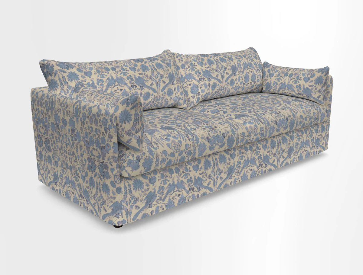 Madehurst 4 Seater Sofa in House Plain Sky. Loose cover option available
