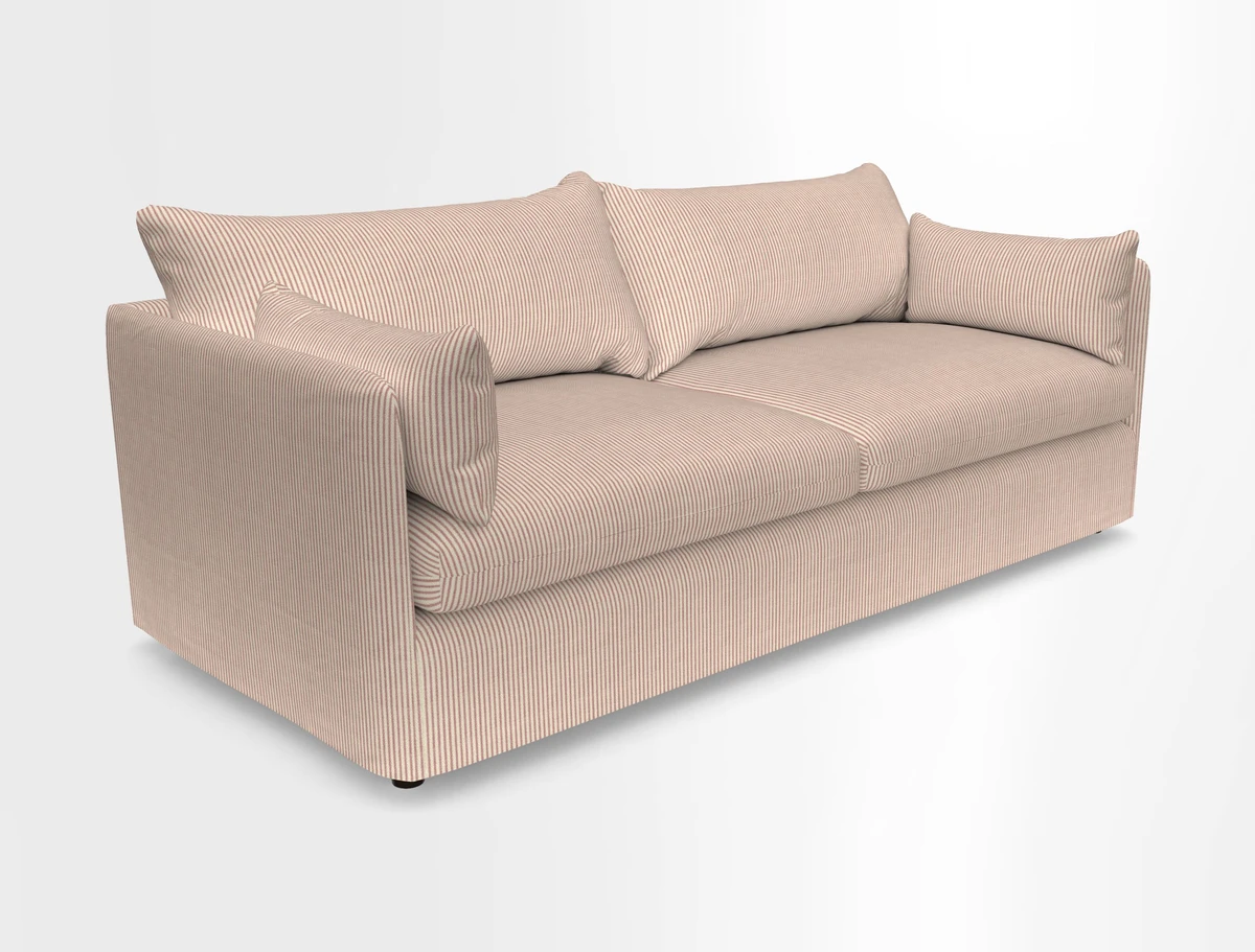 Madehurst 4 Seater Sofa in House Plain Sky. Loose cover option available