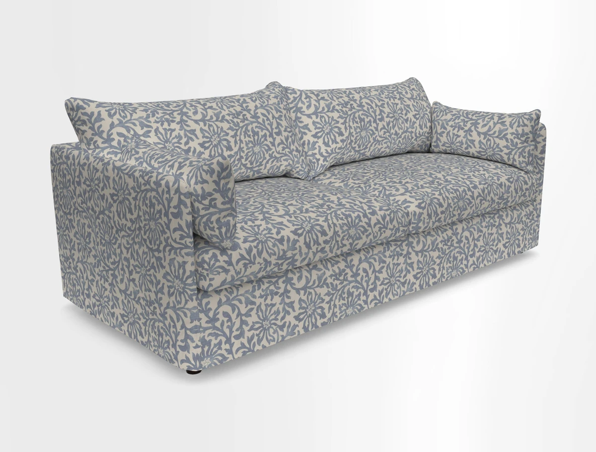 Madehurst 4 Seater Sofa in House Plain Sky. Loose cover option available
