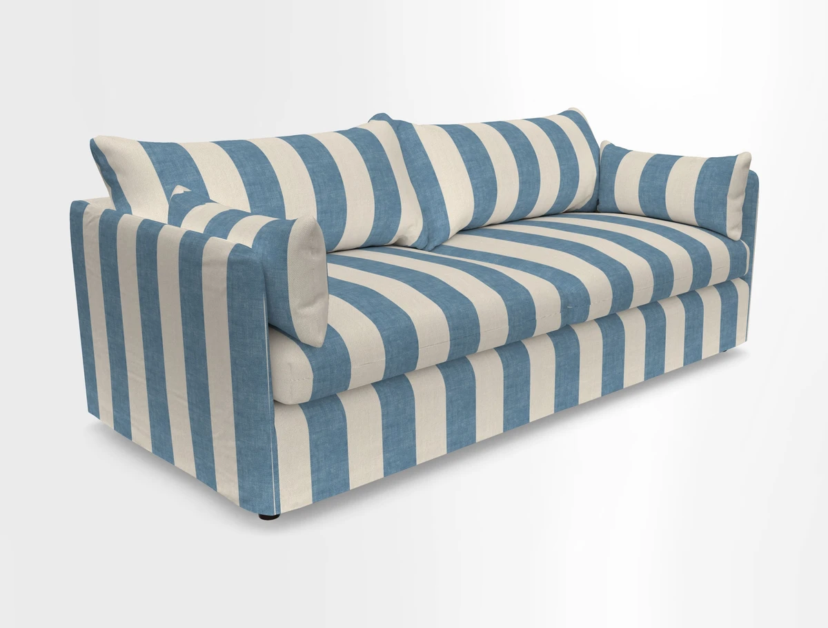 Madehurst 4 Seater Sofa in House Plain Sky. Loose cover option available