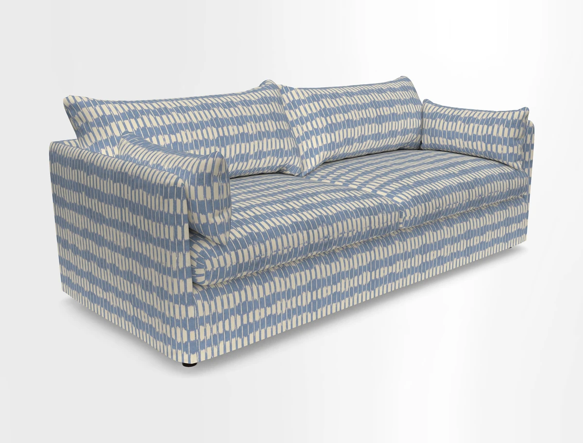 Madehurst 4 Seater Sofa in House Plain Sky. Loose cover option available