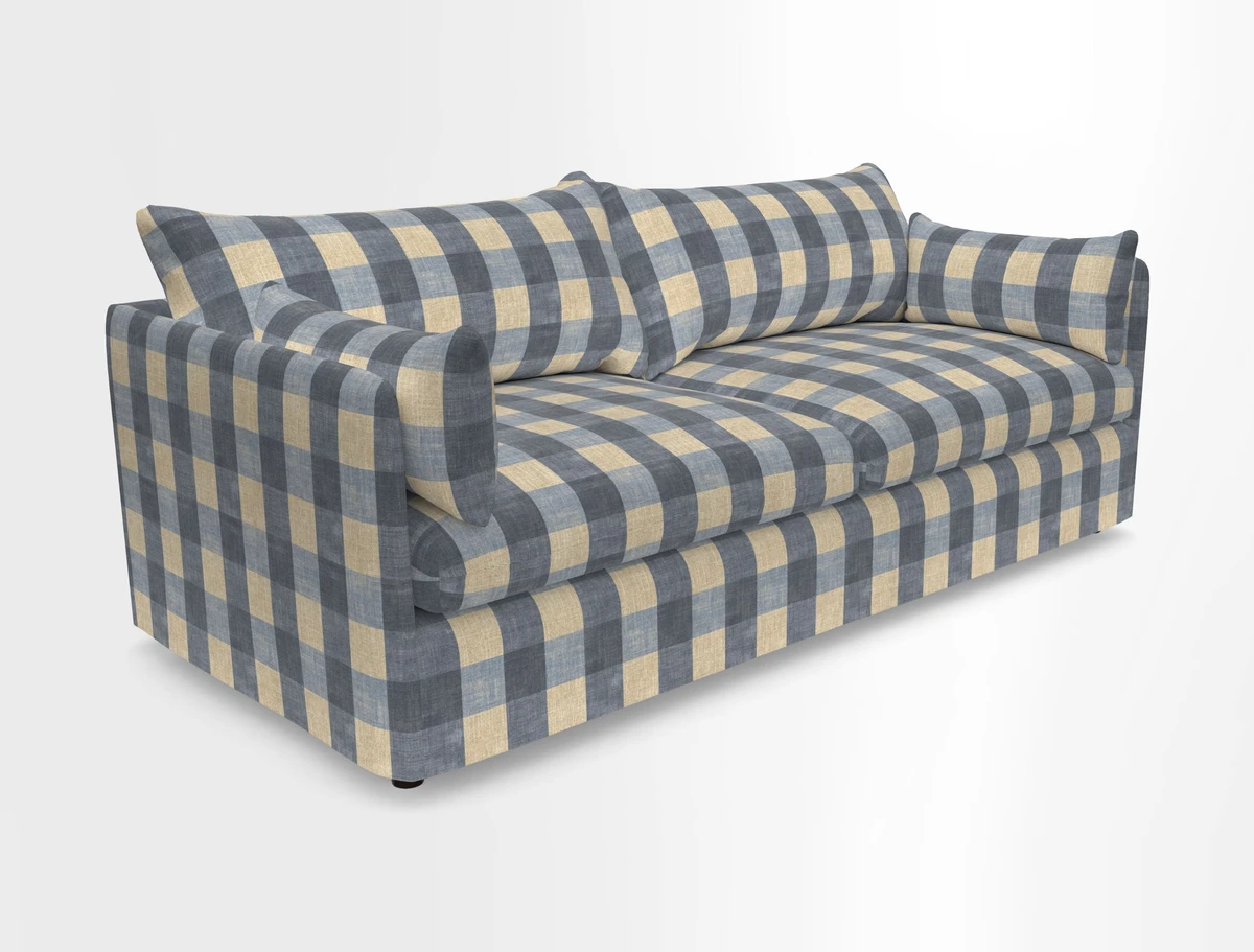 Madehurst 4 Seater Sofa in House Plain Sky. Loose cover option available
