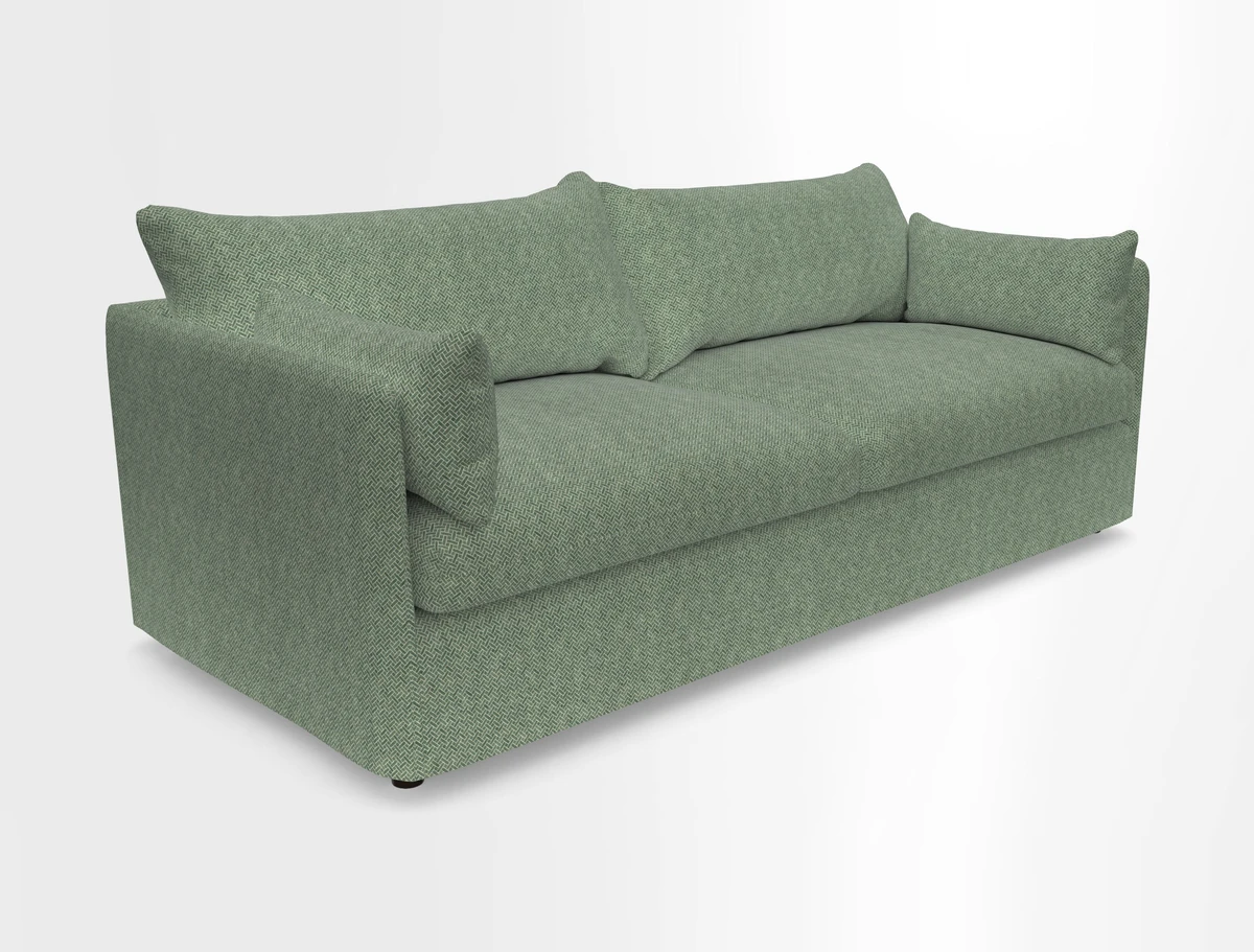 Madehurst 4 Seater Sofa in House Plain Sky. Loose cover option available