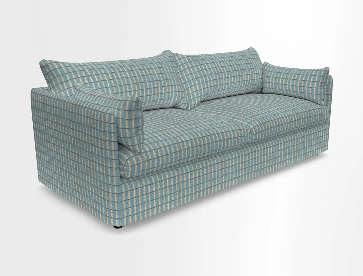 Madehurst 4 Seater Sofa in House Plain Sky. Loose cover option available