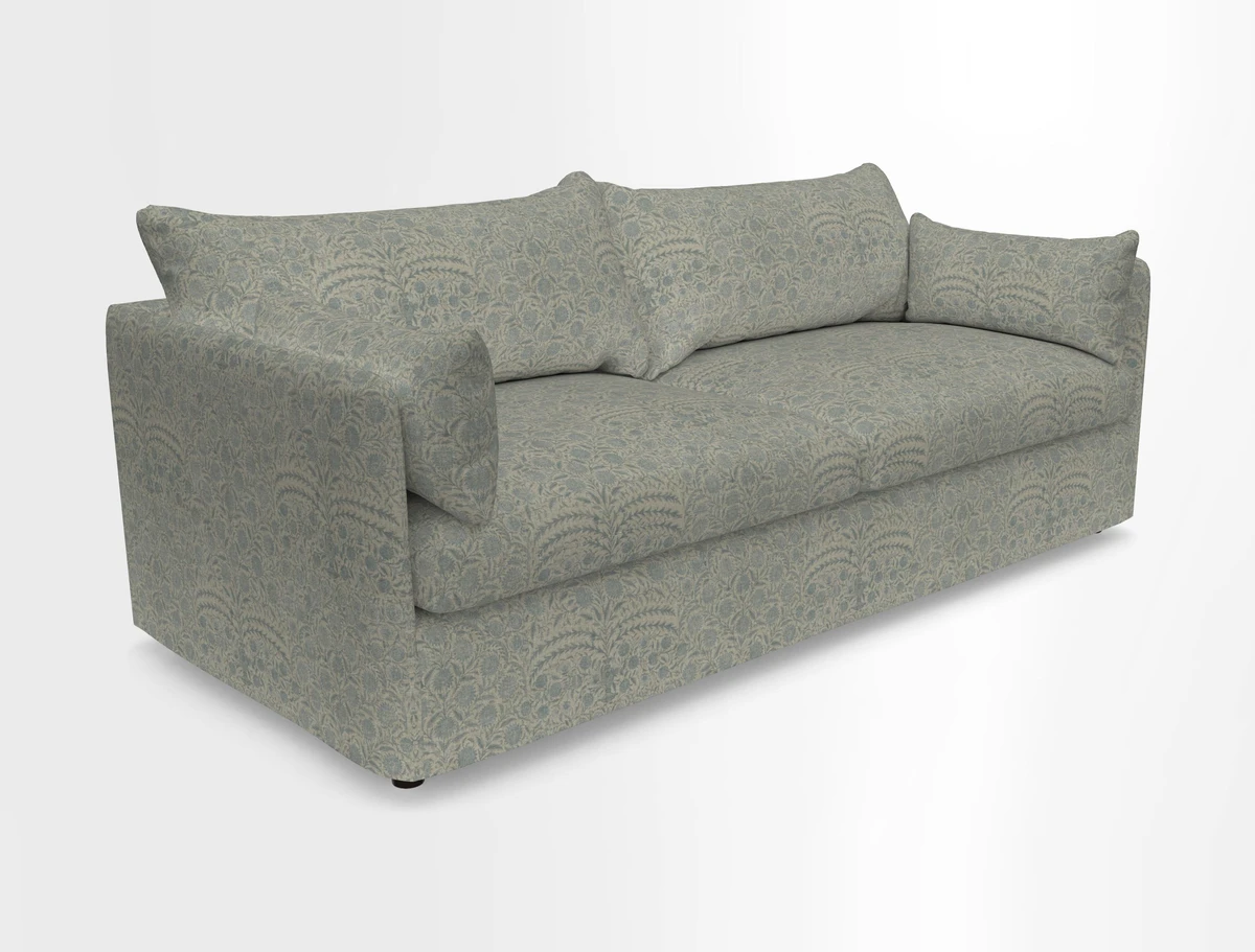 Madehurst 4 Seater Sofa in House Plain Sky. Loose cover option available