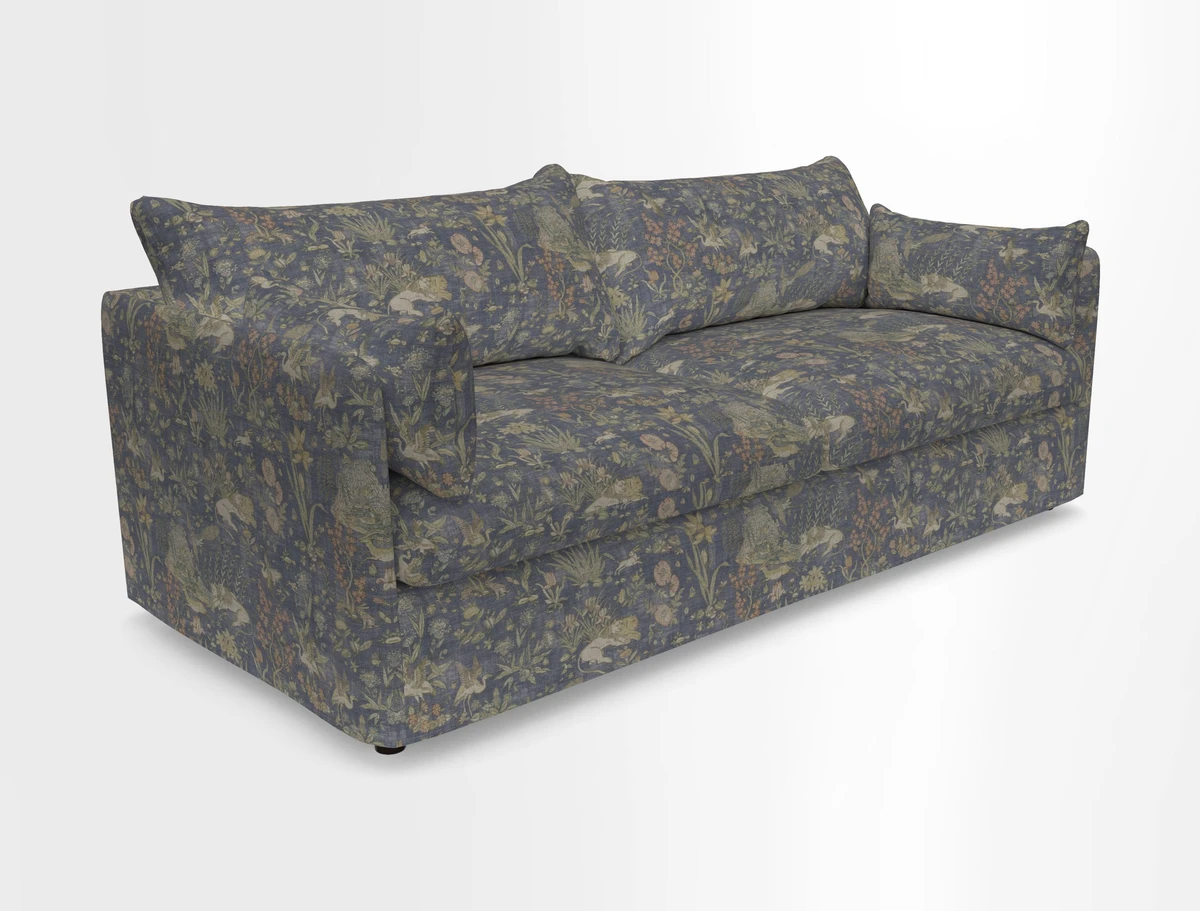 Madehurst 4 Seater Sofa in House Plain Sky. Loose cover option available