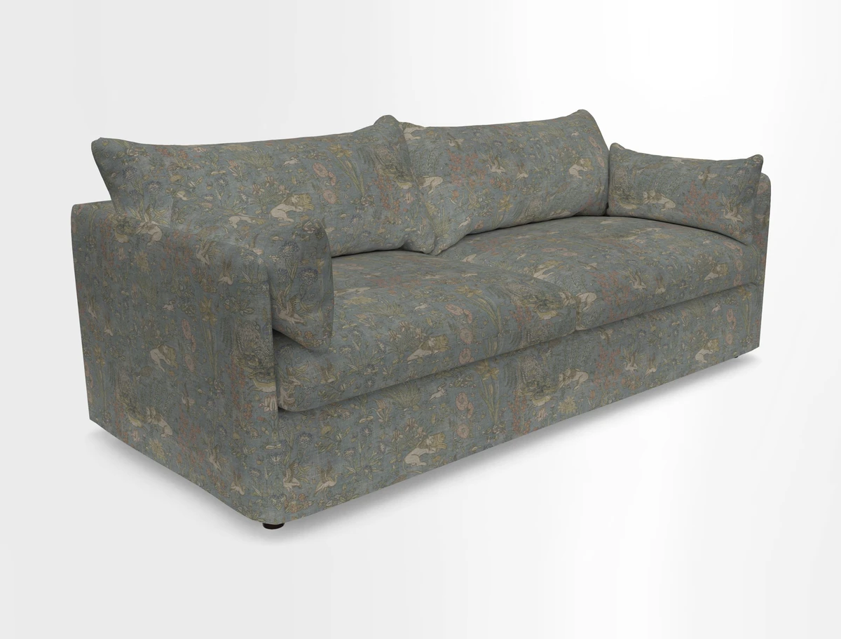 Madehurst 4 Seater Sofa in House Plain Sky. Loose cover option available